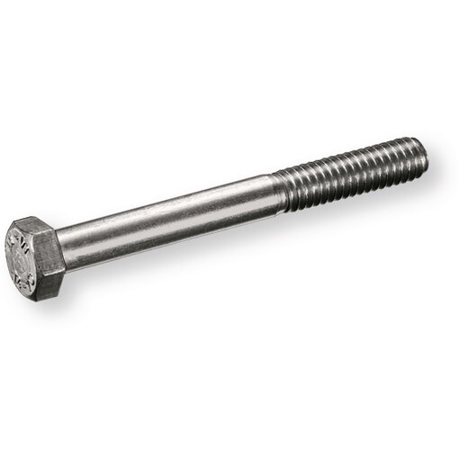 Sechskantschraube DIN 931 mit Schaft, Edelstahl A2, M6 x 40